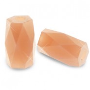 Top Facet kralen tube 2.5x3mm Creamrose peach